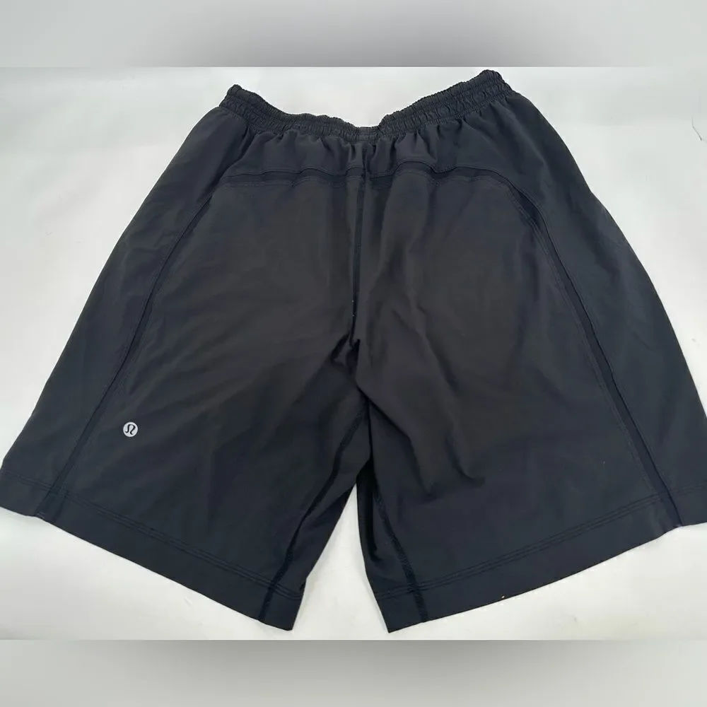 Lululemon Black Men’s Response Short Lined Size Medium? 9.5” Inseam